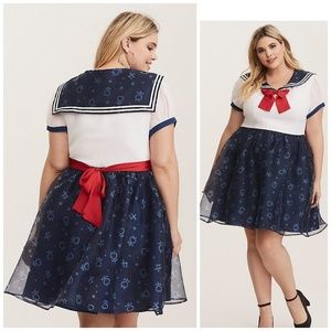 SAILOR MOON CHIFFON SKATER DRESS